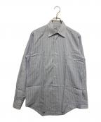 HERMESエルメス）の古着「ストライプシャツ」｜ブルー
