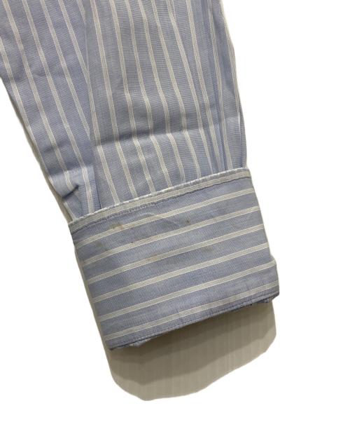 HERMES（エルメス）HERMES (エルメス) ストライプシャツ ブルー サイズ:15 1/2の古着・服飾アイテム