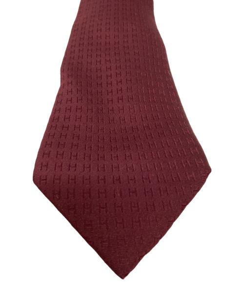 HERMES（エルメス）HERMES (エルメス) Hロゴネクタイ レッド サイズ:不明の古着・服飾アイテム