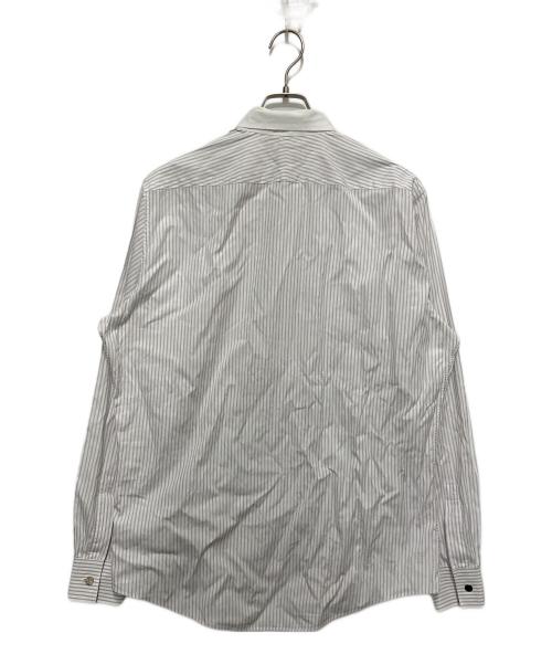 HERMES（エルメス）HERMES (エルメス) ストライプシャツ ホワイト サイズ:16 1/2の古着・服飾アイテム