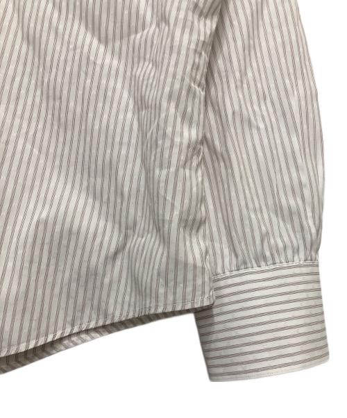 HERMES（エルメス）HERMES (エルメス) ストライプシャツ ホワイト サイズ:16 1/2の古着・服飾アイテム