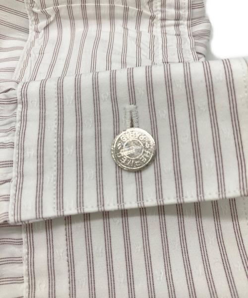 HERMES（エルメス）HERMES (エルメス) ストライプシャツ ホワイト サイズ:16 1/2の古着・服飾アイテム
