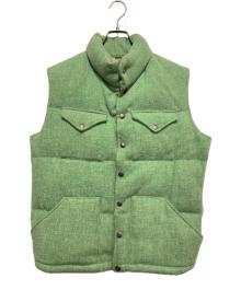 THE NORTHFACE PURPLELABEL×Harris Tweed（ザ・ノースフェイス パープルレーベル×ハリスツイード）の古着「ダウンベスト」｜グリーン