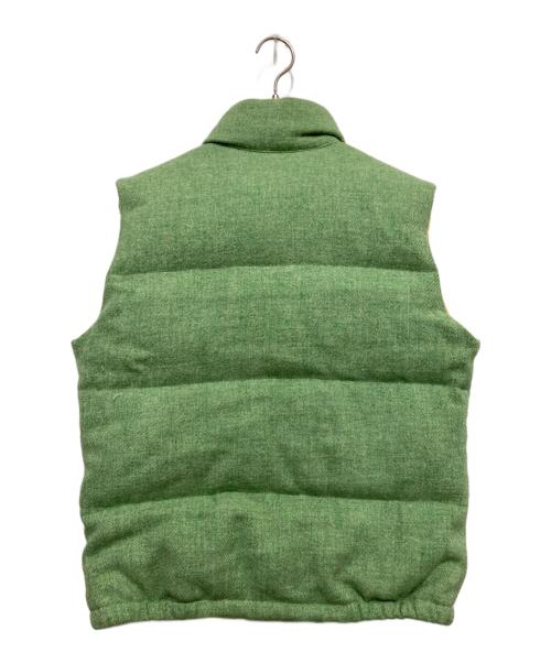 THE NORTHFACE PURPLELABEL（ザ・ノースフェイス パープルレーベル）THE NORTHFACE PURPLELABEL (ザ・ノースフェイス パープルレーベル) Harris Tweed (ハリスツイード) ダウンベスト グリーン サイズ:Mの古着・服飾アイテム