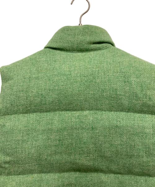THE NORTHFACE PURPLELABEL（ザ・ノースフェイス パープルレーベル）THE NORTHFACE PURPLELABEL (ザ・ノースフェイス パープルレーベル) Harris Tweed (ハリスツイード) ダウンベスト グリーン サイズ:Mの古着・服飾アイテム