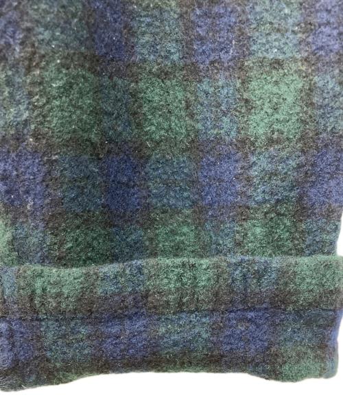 tricot COMME des GARCONS（トリココムデギャルソン）tricot COMME des GARCONS (トリココムデギャルソン) 縮絨加工ブラックウォッチチェックパンツ グリーン サイズ:不明　の古着・服飾アイテム