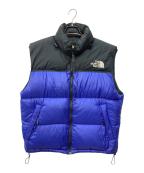 THE NORTH FACEザ ノース フェイス）の古着「ダウンベスト」｜ブルー