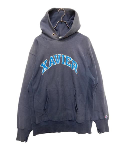 Champion（チャンピオン）Champion (チャンピオン) リバースウィーブスウェットパーカー ネイビー サイズ:XLの古着・服飾アイテム