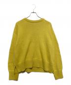 L'appartementアパルトモン）の古着「COTTON BF KNIT」｜イエロー