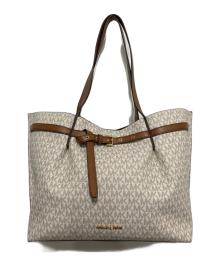 MICHAEL KORS（マイケルコース）の古着「エミリアトートバッグ」｜アイボリー×ブラウン