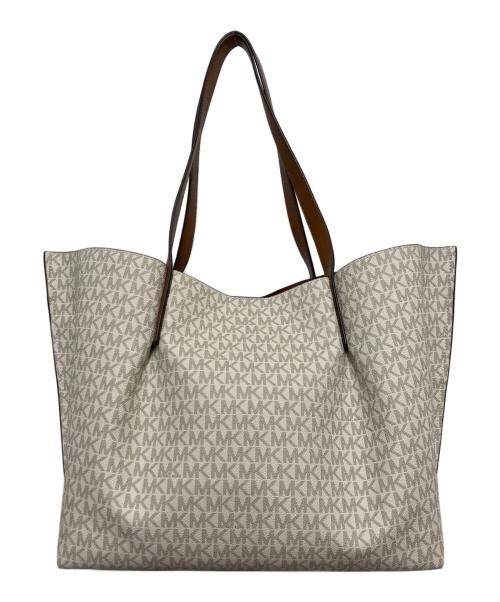 MICHAEL KORS（マイケルコース）MICHAEL KORS (マイケルコース) エミリアトートバッグ アイボリー×ブラウン サイズ:不明の古着・服飾アイテム
