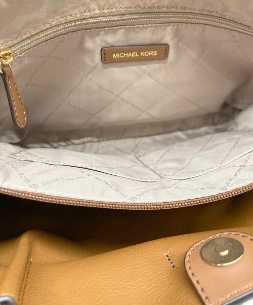 MICHAEL KORS（マイケルコース）MICHAEL KORS (マイケルコース) エミリアトートバッグ アイボリー×ブラウン サイズ:不明の古着・服飾アイテム