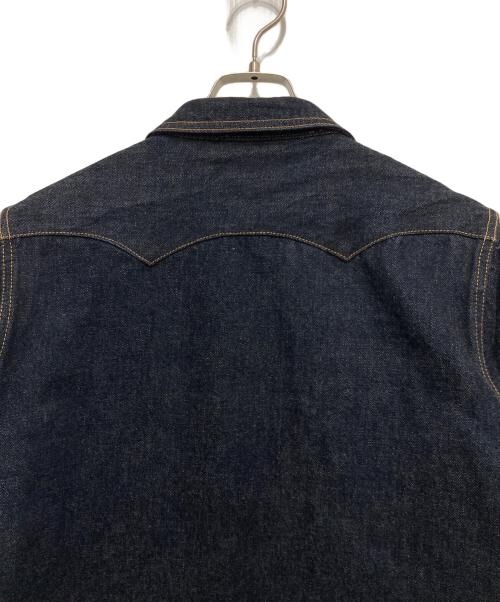 STUDIO D'ARTISAN（ステュディオダルチザン）STUDIO D'ARTISAN (ステュディオダルチザン) 14ozデニムウエスタンシャツ インディゴ サイズ:38の古着・服飾アイテム