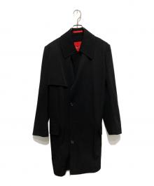 Y's Red Label（ワイズレッドレーベル）の古着「ウールトレンチコート」｜ブラック