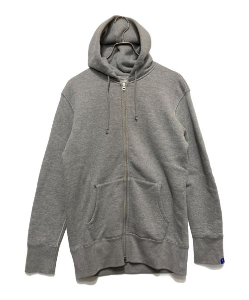 LOOPWHEELER（ループウィラー）LOOPWHEELER (ループウィラー) ジップアップパーカー グレー サイズ:Lの古着・服飾アイテム