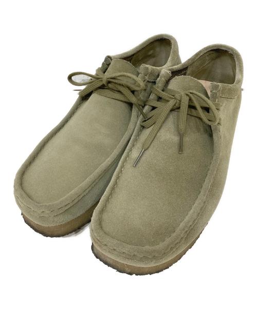 CLARKS（クラークス）CLARKS (クラークス) BEAUTY&YOUTH (ビューティーアンドユース) 別注ワラビー グリーン サイズ:26.5の古着・服飾アイテム