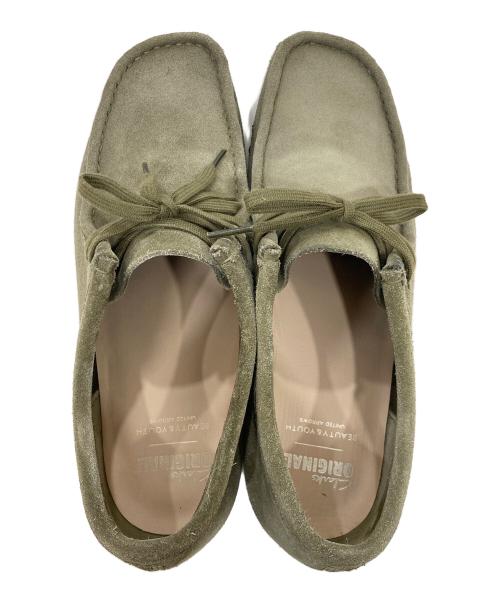 CLARKS（クラークス）CLARKS (クラークス) BEAUTY&YOUTH (ビューティーアンドユース) 別注ワラビー グリーン サイズ:26.5の古着・服飾アイテム