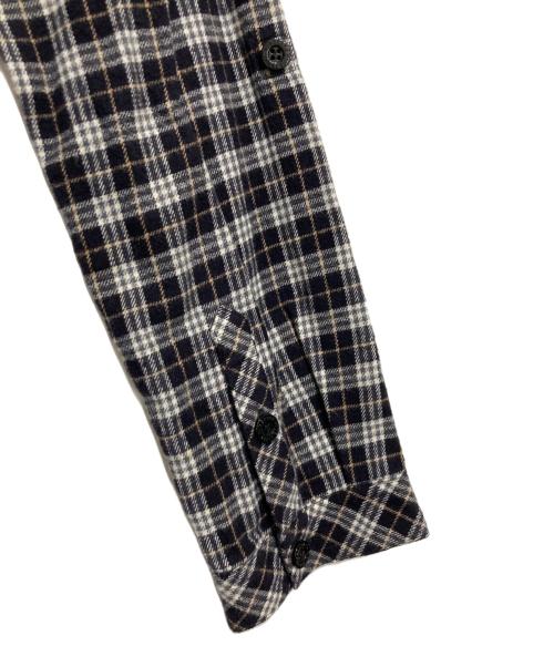 BURBERRY BLUE LABEL（バーバリー ブルー レーベル）BURBERRY BLUE LABEL (バーバリー ブルー レーベル) チェックシャツワンピース ネイビー サイズ:38の古着・服飾アイテム