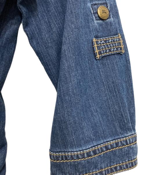 BURBERRY BLUE LABEL（バーバリー ブルー レーベル）BURBERRY BLUE LABEL (バーバリー ブルー レーベル) 金釦デニムシャツワンピース インディゴ サイズ:38の古着・服飾アイテム