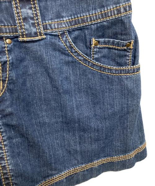 BURBERRY BLUE LABEL（バーバリー ブルー レーベル）BURBERRY BLUE LABEL (バーバリー ブルー レーベル) 金釦デニムシャツワンピース インディゴ サイズ:38の古着・服飾アイテム