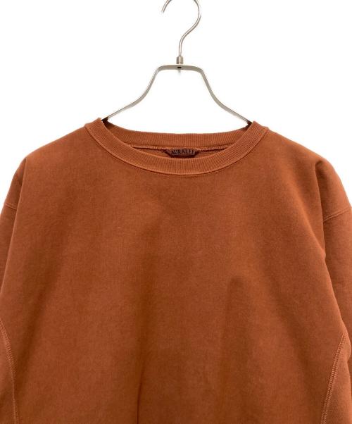 AURALEE（オーラリー）AURALEE (オーラリー) SUPER MILLED SWEAT P/O ブラウン サイズ:5の古着・服飾アイテム