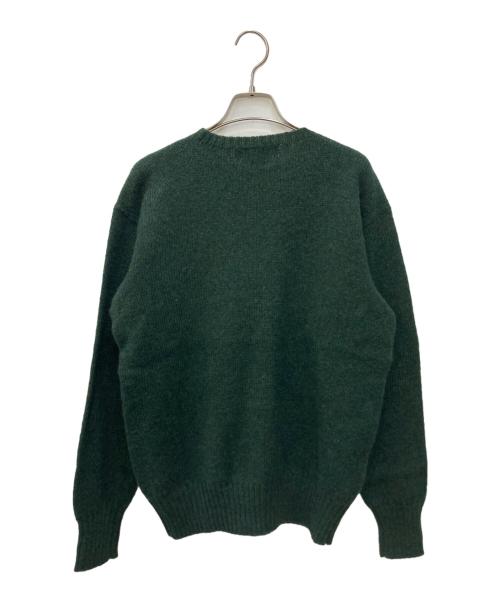 POLO RALPH LAUREN（ポロ・ラルフローレン）POLO RALPH LAUREN (ポロ・ラルフローレン) シャギーニット グリーン サイズ:Mの古着・服飾アイテム