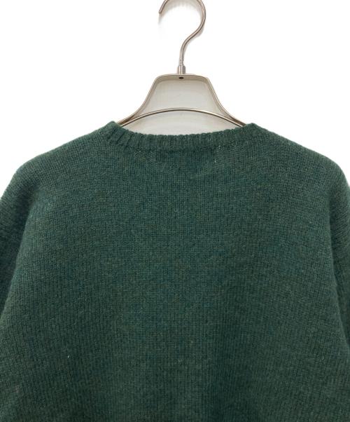 POLO RALPH LAUREN（ポロ・ラルフローレン）POLO RALPH LAUREN (ポロ・ラルフローレン) シャギーニット グリーン サイズ:Mの古着・服飾アイテム