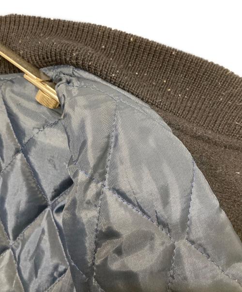 VAN（ヴァン）VAN (ヴァン) ワッペンスタジャン ベージュ×ブラック サイズ:Lの古着・服飾アイテム