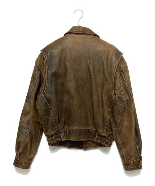 HARLEY-DAVIDSON（ハーレーダビッドソン）HARLEY-DAVIDSON (ハーレーダビッドソン) レザージャケット ブラウン サイズ:Mの古着・服飾アイテム