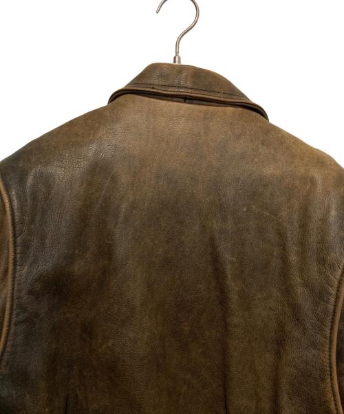 HARLEY-DAVIDSON（ハーレーダビッドソン）HARLEY-DAVIDSON (ハーレーダビッドソン) レザージャケット ブラウン サイズ:Mの古着・服飾アイテム