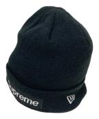SUPREME×New Eraシュプリーム×ニューエラ）の古着「ニット帽」｜ブラック