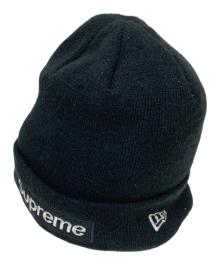SUPREME×New Era（シュプリーム×ニューエラ）の古着「ニット帽」｜ブラック