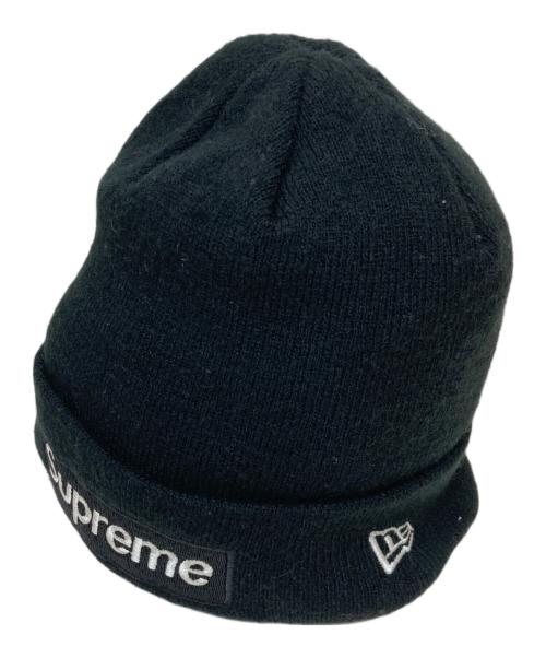 SUPREME（シュプリーム）Supreme (シュプリーム) New Era (ニューエラ) ニット帽 ブラックの古着・服飾アイテム