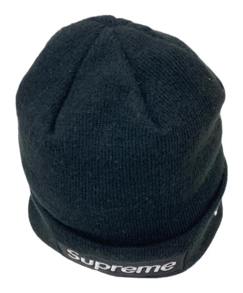SUPREME（シュプリーム）Supreme (シュプリーム) New Era (ニューエラ) ニット帽 ブラックの古着・服飾アイテム
