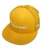 SUPREME×New Eraシュプリーム×ニューエラ）の古着「Box Logo Mesh cap」｜イエロー