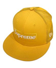 SUPREME×New Era（シュプリーム×ニューエラ）の古着「Box Logo Mesh cap」｜イエロー