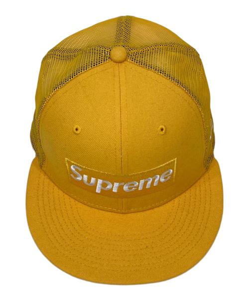 SUPREME（シュプリーム）Supreme (シュプリーム) New Era (ニューエラ) Box Logo Mesh cap イエローの古着・服飾アイテム