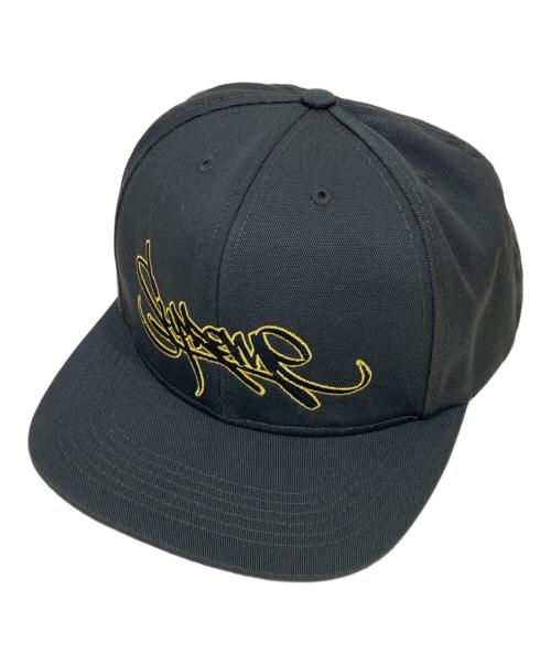 SUPREME（シュプリーム）Supreme (シュプリーム) Handstyle 6-Panel Cap ブラックの古着・服飾アイテム
