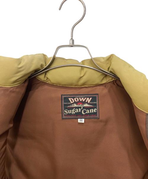 SUGAR CANE（シュガーケーン）SUGAR CANE (シュガーケーン) レザーヨークダウンベスト ベージュ サイズ:Mの古着・服飾アイテム