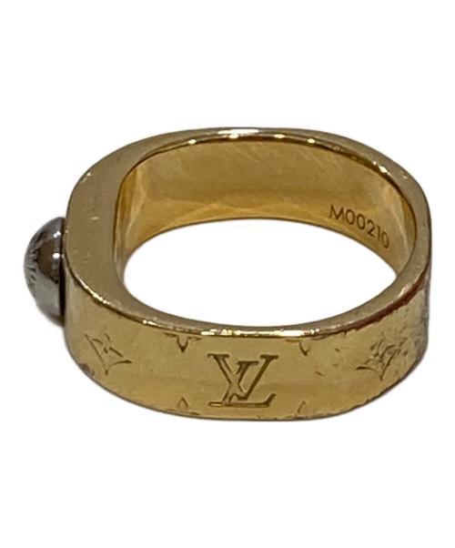 LOUIS VUITTON（ルイ ヴィトン）LOUIS VUITTON (ルイ ヴィトン) バーグ ナノグラム ゴールド サイズ:Sの古着・服飾アイテム
