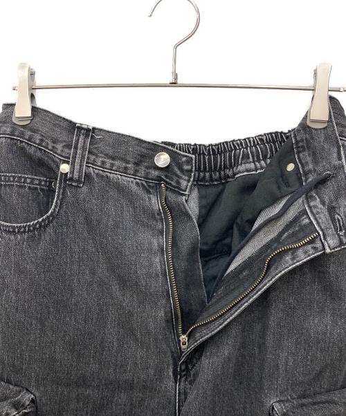 MAISON SPECIAL（メゾンスペシャル）MAISON SPECIAL (メゾンスペシャル) Big Pocket 2WAY Denim Wide Cargo Pants ブラック サイズ:1の古着・服飾アイテム