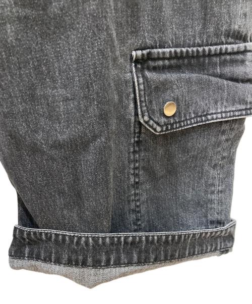 MAISON SPECIAL（メゾンスペシャル）MAISON SPECIAL (メゾンスペシャル) Big Pocket 2WAY Denim Wide Cargo Pants ブラック サイズ:1の古着・服飾アイテム