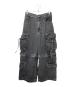 MAISON SPECIAL（メゾンスペシャル）の古着「Big Pocket 2WAY Denim Wide Cargo Pants」｜ブラック