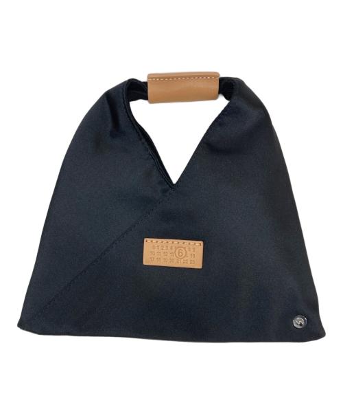 MM6 Maison Margiela（エムエムシックスメゾンマルジェラ）MM6 Maison Margiela (エムエムシックスメゾンマルジェラ) ジャパニーズ サテン ミニバッグ ブラックの古着・服飾アイテム