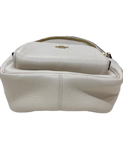 COACH（コーチ）COACH (コーチ) ミニレザーリュック アイボリーの古着・服飾アイテム