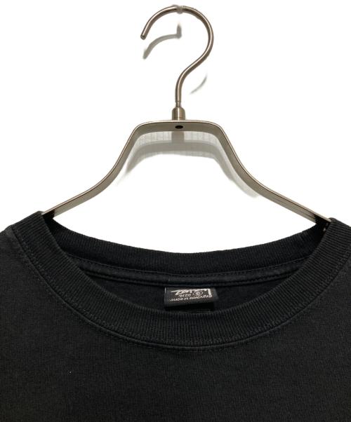 stussy（ステューシー）stussy (ステューシー) Strong Mac Tee Pigment Dyed ブラック サイズ:Sの古着・服飾アイテム