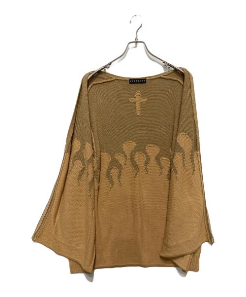 roarguns（ロアーガンズ）roarguns (ロアーガンズ) 5 GG NTERSIA KNIT ブラウン サイズ:2の古着・服飾アイテム