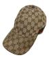 GUCCI（グッチ）の古着「オリジナルGGキャンバス ベースボール キャップ」｜ブラウン