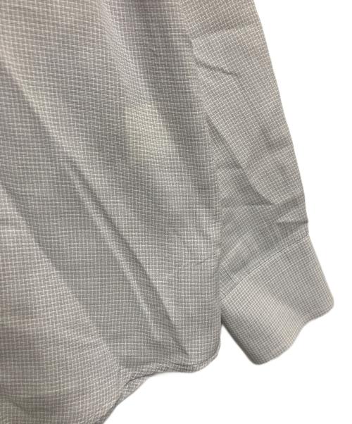 HERMES（エルメス）HERMES (エルメス) チェックシャツ グレー サイズ:41の古着・服飾アイテム
