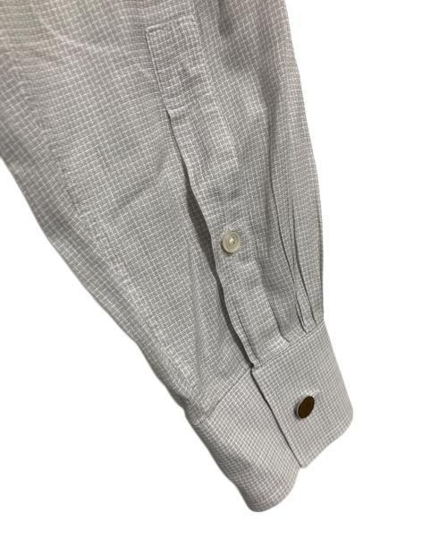 HERMES（エルメス）HERMES (エルメス) チェックシャツ グレー サイズ:41の古着・服飾アイテム